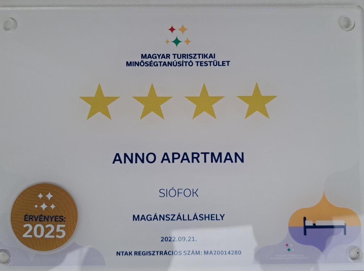 Anno Apartman Шіофок Екстер'єр фото